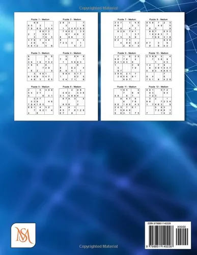 Vista 2 de Sudoku for Adults Over 1000 Medium, and Difficult Puzzles for Advanced Solvers - Take Your Sudoku Skills to the Next Level with a Vast Collection of