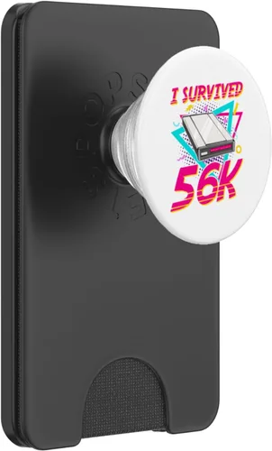 Vista 8 de 90s Nostalgia Retro 90s Dial Up Internet Vintage PopSockets Adhesive PopGrip