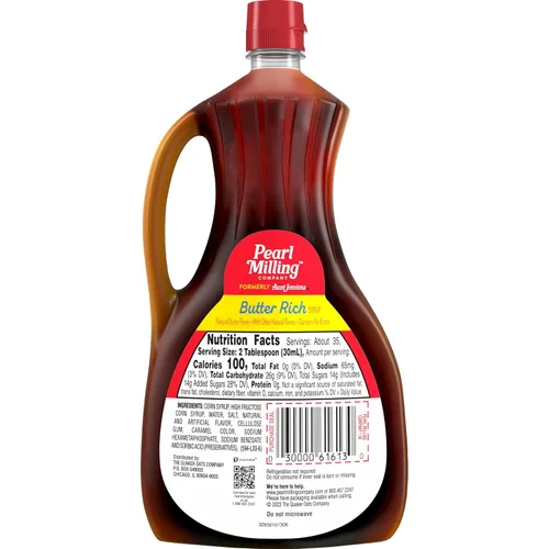 Vista 4 de Pearl Milling Company Jarabe rico en mantequilla 36oz