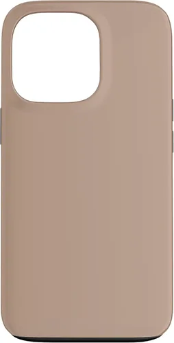 Vista 10 de iPhone 11 Pro Max Pastel Nude Beige Mate Simple Marrón Color Art Case