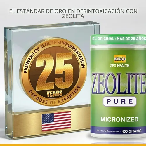 Vista 4 de Zeolite Pure Limpieza desintoxicante de cuerpo completo para mujeres, hombres y adultos Apoya la energía, la salud intestinal, la claridad