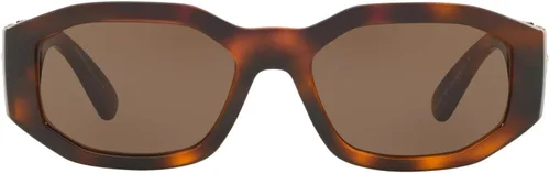 Vista 2 de Versace VE 4361 521773 Havana - Gafas de sol geométricas de plástico lentes marrones Havana 53-18-140