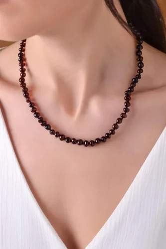 Vista 49 de Amber Necklace for Women - HandMade Baltic Jewelry for Adult - 18 inch - 100% Genuine