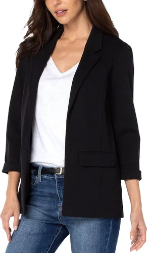 Vista 4 de Liverpool Blazer Boyfriend Super Stretch Ponte para mujer