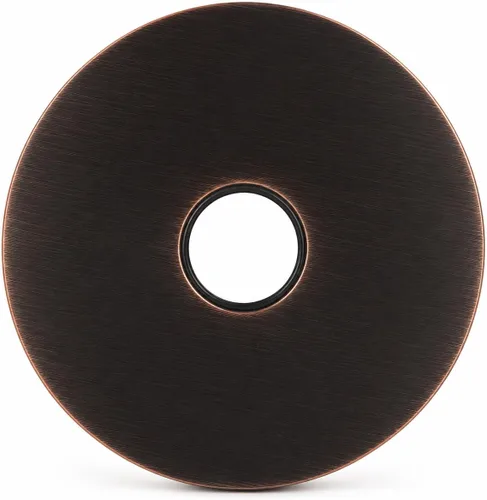 Vista 6 de Corla Moderno plato de escudo de 3.5 pulgadas extra grande Brida de brazo de ducha, cubierta de repuesto universal redonda de 3 1/2 pulgadas