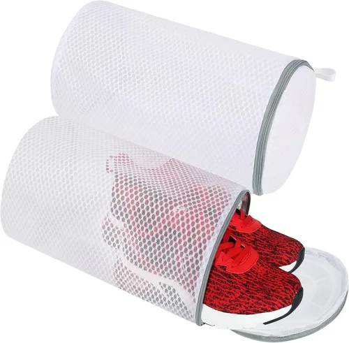 Vista 8 de Vivifying - 2 bolsas de malla en forma de panal para sujetadores, para lavandería, lavadora, lencería, prendas delicadas, calcetines y ropa de bebé