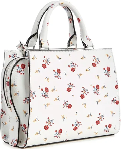 Vista 2 de New Guess - Bolso cruzado con estampado floral rosa - Blanco Multi