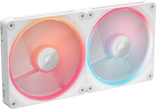 Vista 16 de CORSAIR iCUE Link LX120-R RGB Ventilador PWM invertido de 4.72 pulgadas (120 mm) – Ventilador individual – Bajo ruido, rodamiento de cúpula