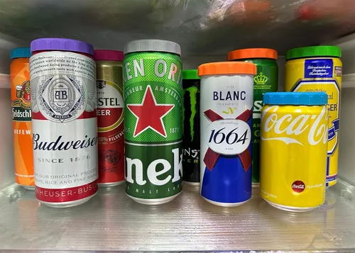 Vista 7 de 6 unidades de tapas de lata de silicona para refrescos, tapas de lata de silicona reutilizables y libres de BPA para bebidas, protector y tapón