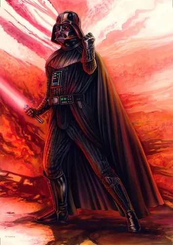 Vista 20 de MIGHTYPRINT Arte de pared de Star Wars The Mandalorian de 24 x 17 pulgadas