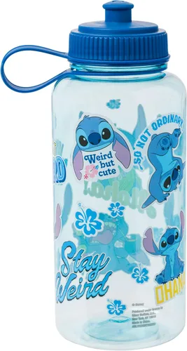 Vista 12 de Silver Buffalo Disney Lilo y Stitch Saludos desde Hawái con Scrump, Vaso de doble pared con forma de piña, 473 ml (16 oz)