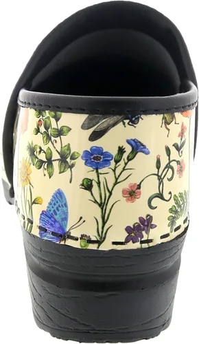 Vista 5 de BJORK Swedish Comfort - Zuecos de cuero para mujer, con estampado profesional