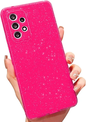 Vista 47 de MINSCOSE Funda compatible con Samsung Galaxy A14 5G, bonita funda delgada con purpurina fina, a prueba de golpes, de TPU para mujeres y niñas