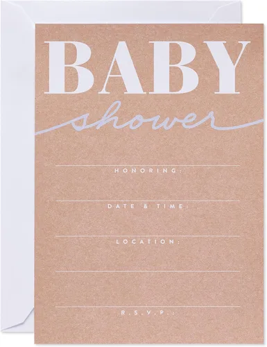 Vista 6 de American Greetings Paquete de tarjetas de agradecimiento para baby shower (48 unidades)