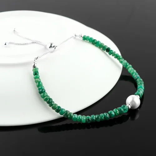 Vista 3 de Pulseras bolo con cuentas de piedras preciosas naturales, piedras de cuentas surtidas, joyería hipoalergénica bohemia hecha a mano para mujeres