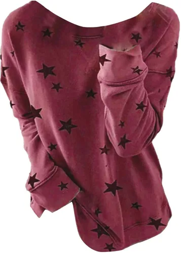 Vista 2 de Sudadera casual de cuello redondo para mujer, con bolsillo a la moda, con capucha, blusa de bloque de color, tops sólidos para mujer