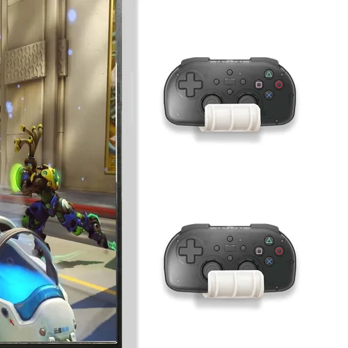 Vista 4 de VIVO Universal Video Game Controller Wall Mount Holders, Compatible with PlayStation, Xbox, NVIDIA, Nintendo Switch Controllers, and More, 2-Pack