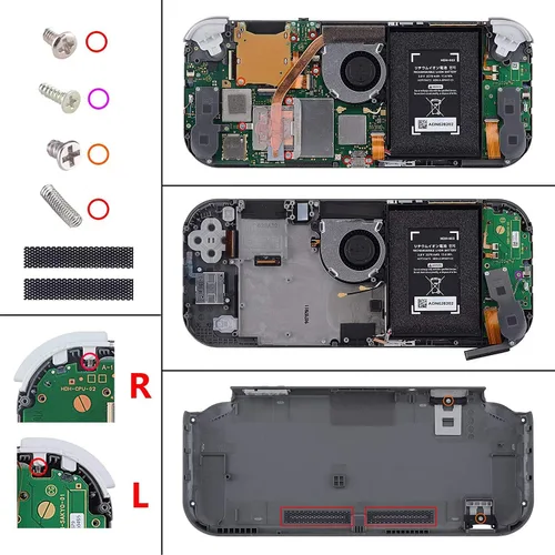 Vista 7 de eXtremeRate Emerald Green DIY Replacement Shell for Nintendo Switch Lite, NSL Handheld Controller Housing wScreen Protector, Custom Case Cover for