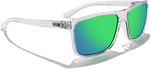 Vista 5 de MERRY'S Gafas de sol deportivas polarizadas rectangulares para hombres y mujeres, ciclismo, conducción, pesca, protección UV400, S8225