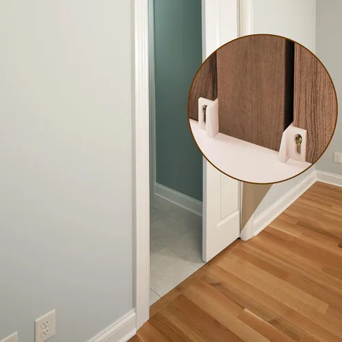Vista 5 de ACEPLANET Percha de grado comercial para puerta de bolsillo compatible con Johnson Part #1125 y kit de herramientas Upgrades #1500, rodamiento