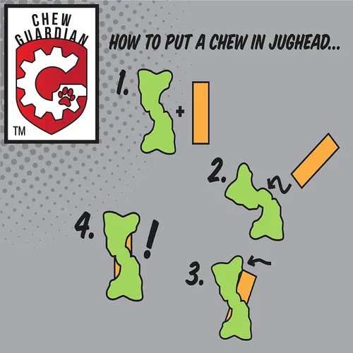 Vista 4 de Himalayan Pet Supply Jughead Classis Cheese Chew Insert, 100% natural, de larga duración, sin gluten, golosinas saludables y seguras para perros