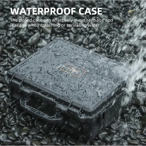 Vista 6 de Funda rígida impermeable para DJI AIR 3, funda de transporte rígida para Air 3 Drone/Fly More Combo, accesorios RC 2/RC-N2, resistente y resistente