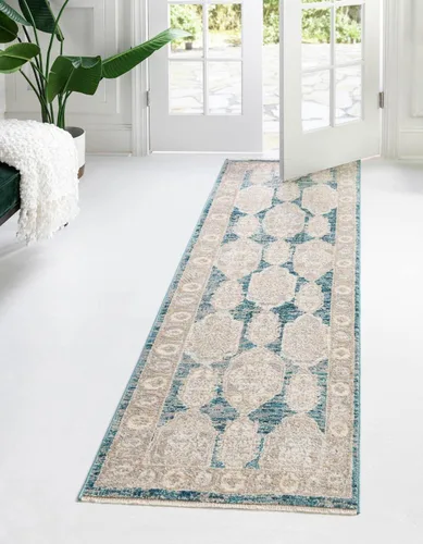 Vista 22 de Unique Loom Lola Collection - Alfombra de área, atrevida (2 pies 2 pulgadas x 3 pies 1 pulgada, rectangular, gris/marfil)