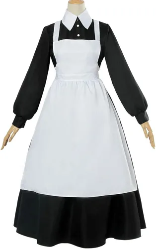 Vista 3 de Disfraz de anime de The Promised Neverland para mujer, diseño de Isabella Krone, cosplay, uniforme de campo para Halloween