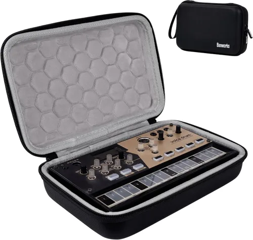 Vista 7 de Bolsa de transporte para controlador MIDI Banworks de poliuretano con carcasa rígida, ajuste personalizado para Ableton Push 3