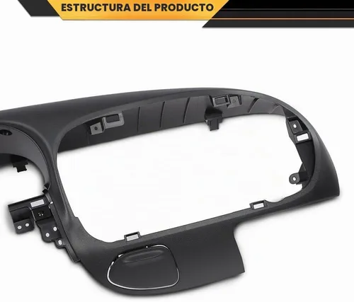 Vista 3 de CNNELL Panel de bisel para tablero compatible con Ford F150 1997-2003/compatible con Ford Expedition 1997-2003 Negro