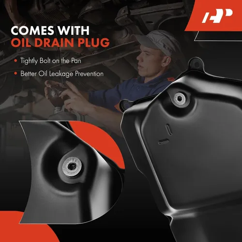 Vista 7 de A-Premium - Bandeja de aceite de transmisión con tapón de drenaje y junta Compatible with Audi Q3 2015-2018, Q3 Quattro 2015-2018, Volkswagen