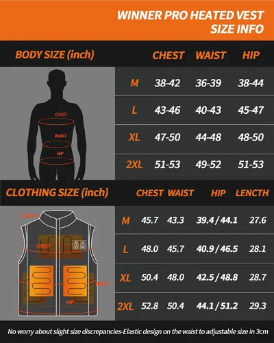 Vista 7 de Chaleco térmico para hombres y mujeres, chaleco térmico de forro polar con batería de 7.4 V, chaleco eléctrico ligero con aislamiento
