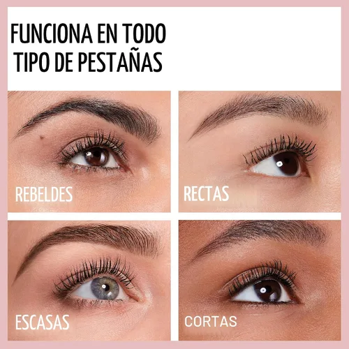 Vista 5 de Maybelline New York Lash Sensational - Máscara de pestañas lavable