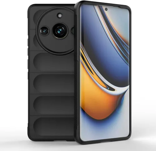 Vista 32 de Funda compatible con Realme 11 5G, TPU suave, compatible con Realme 11 5G RMX3751, color negro