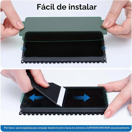 Vista 6 de amFilm Protector de pantalla de privacidad para Samsung Galaxy S22 0.18 oz de 6.1 pulgadas con 2 protectores de lente de cámara, antiespía