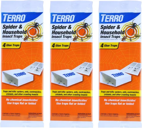 Vista 9 de Trampa para arañas e insectos Terro T3206-10 - Paquete de 10 trampas para insectos Kills Roaches, Spiders, Ants, Cockroaches, Crickets, Indoor Bug