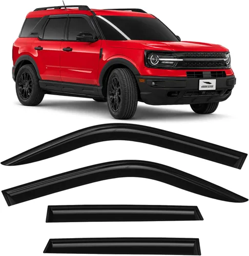 Vista 41 de Voron Glass in-Channel Rain Guards for Chevy Equinox 2018-2024 Para Equinox 18-24