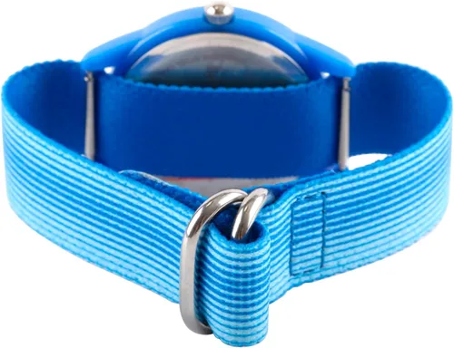 Vista 2 de Marvel Spider-Man Kids' Plastic Time Teacher Analog Quartz Nylon Strap Watch