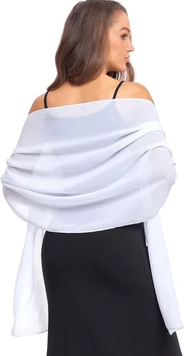 Vista 54 de Chales/mantones de gasa suave para vestidos, accesorios de mujer