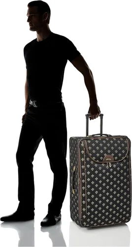 Vista 7 de American Flyer Equipaje Fleur De Lis 4 Piezas Set, Negro -, Fleur De Lis - Juego de equipaje de 4 piezas