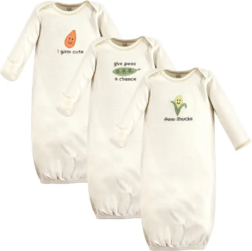 Vista 41 de Touched by Nature - Camisones unisex de algodón orgánico para bebé