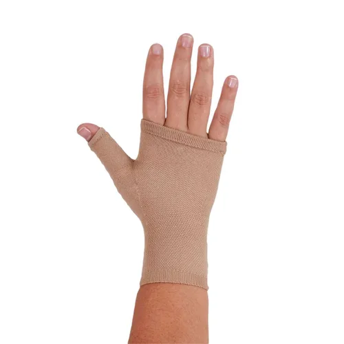 Vista 8 de mediven Harmony Seamless Lymphedema 20-30 mmHg Guantelete de compresión para hombres y mujeres VI Negro