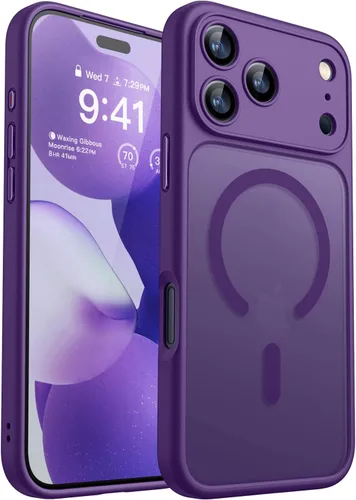 Vista 141 de CANSHN Funda magnética compatible con iPhone Air (6.5 pulgadas), mejorada [protección completa de la cámara] [compatible con Magsafe]