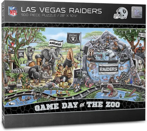 Vista 28 de YouTheFan - Rompecabezas NFL Game Day at The Zoo, 500 piezas