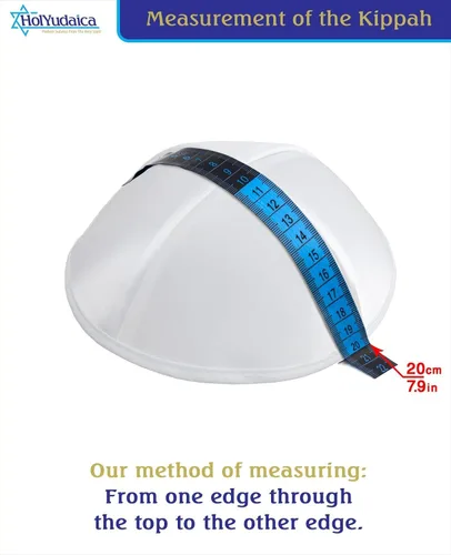 Vista 5 de Paquete de 10 o 30 piezas Hq 1920CM Kipá de satén para hombres y niños, sombrero Yamaka diseñado en Israel Kippot Bulk