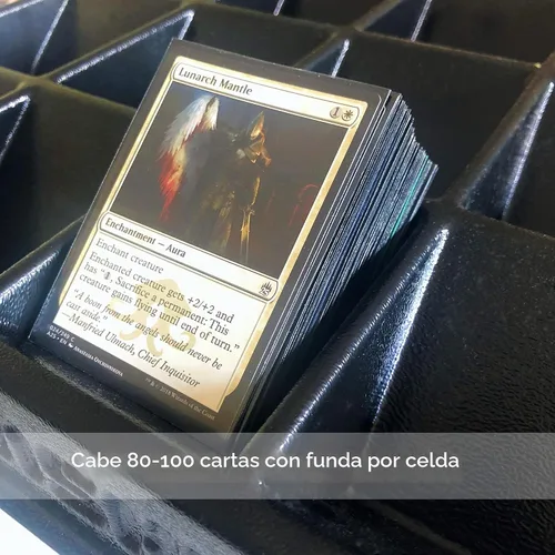 Vista 5 de Bandejas de clasificación apilables resistentes TitanShield Compatibles con Pokémon TCG, béisbol, Magic The Gathering MTG, intercambio deportivo