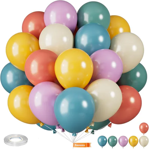 Vista 31 de Globos azules y negros, globos de graduación de 12 pulgadas, globo de látex de confeti azul oscuro, negro, blanco, plateado metálico, para niños