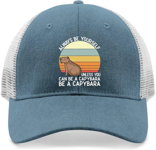 Vista 9 de devor Baseball Caps Respect The Capybaras Funny Capibaras Dad Hats for Women Funny Baseball Caps Adjustable