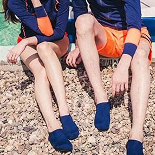 Vista 3 de Boolavard Zapatos de deportes acuáticos descalzos de secado rápido Aqua Yoga Calcetines sin cordones para hombres, mujeres y niños