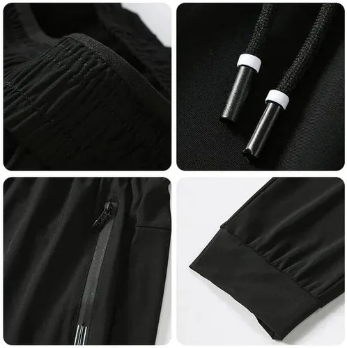 Vista 6 de atcryih Pantalones deportivos unisex de secado rápido de ultra alta elasticidad 2023, pantalones deportivos transpirables de seda de hielo fino